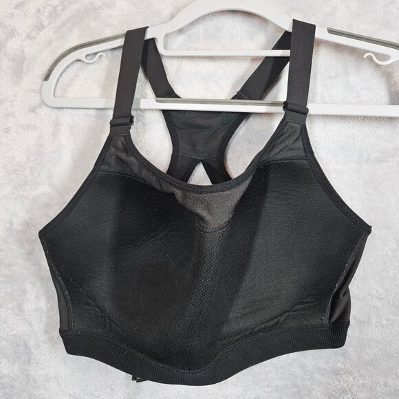 Victoria Sport Womens Racerback Sports Bra 34DDD/F75 Black & White - Picture 8 of 10